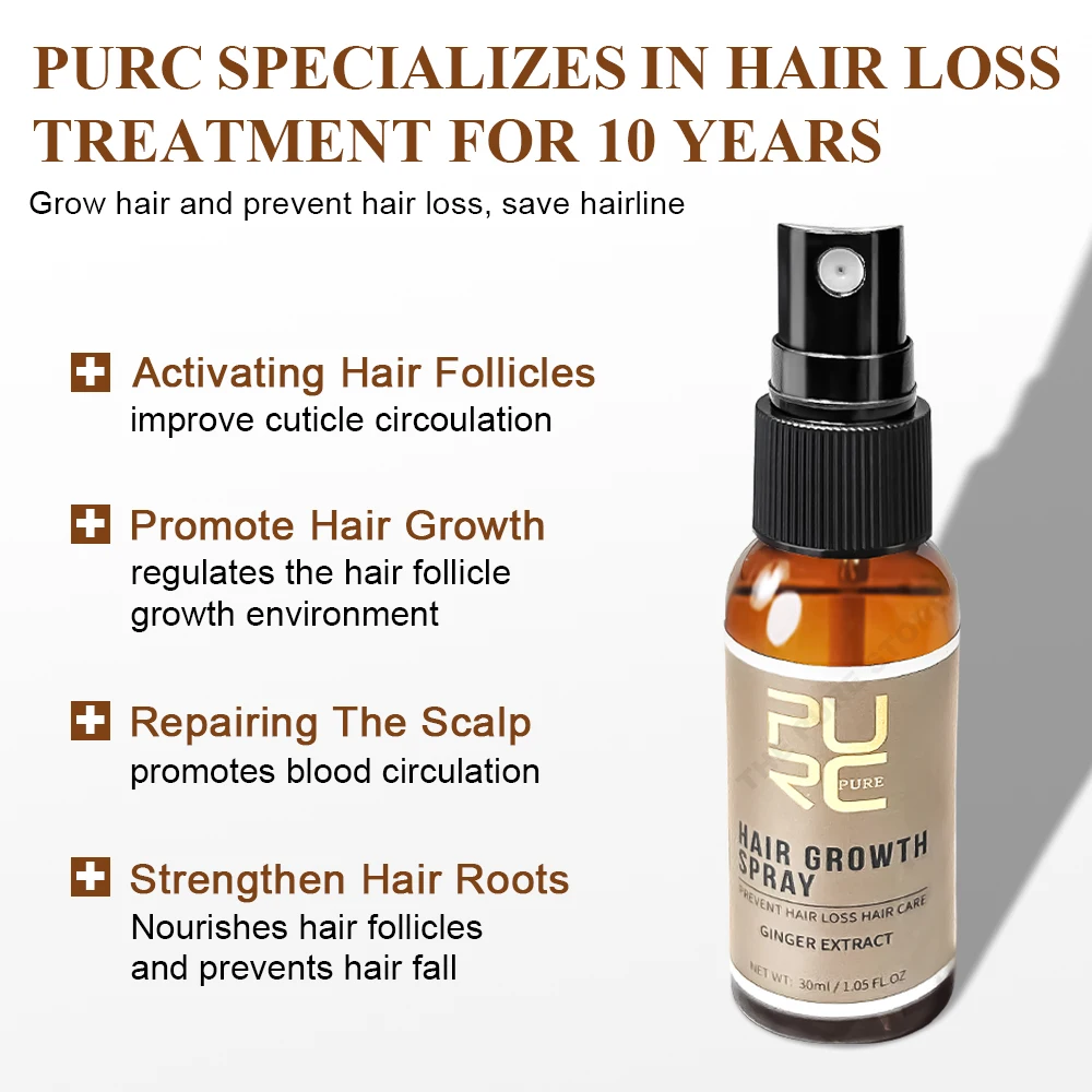 PURC Imbirowy spray do włosów  – Hair Care Lotion recenzja i cena